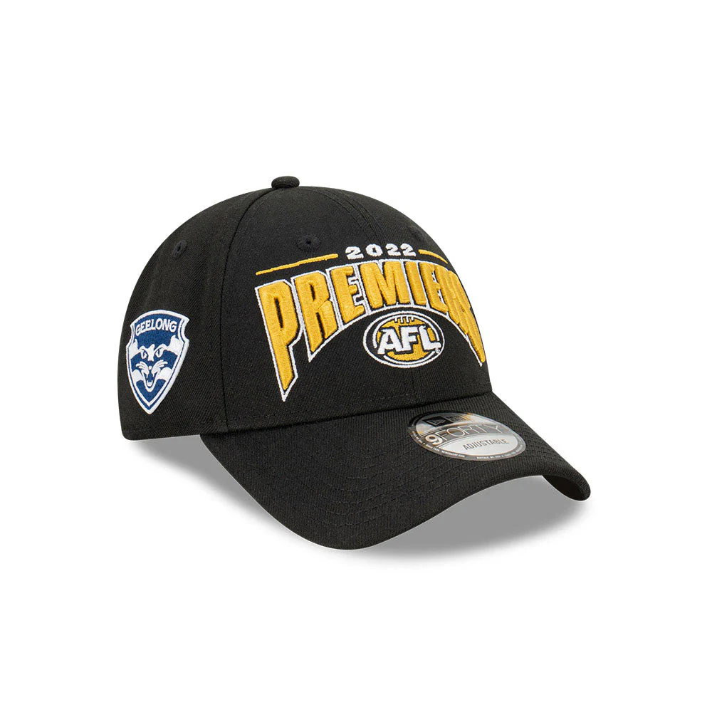Geelong Cats 2022 Premiers New Era 9forty Cap - Image 7