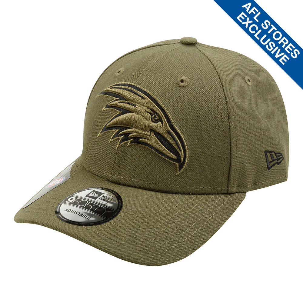 Adelaide Crows New Era 9/40 Olive Snap Cap - Image 3