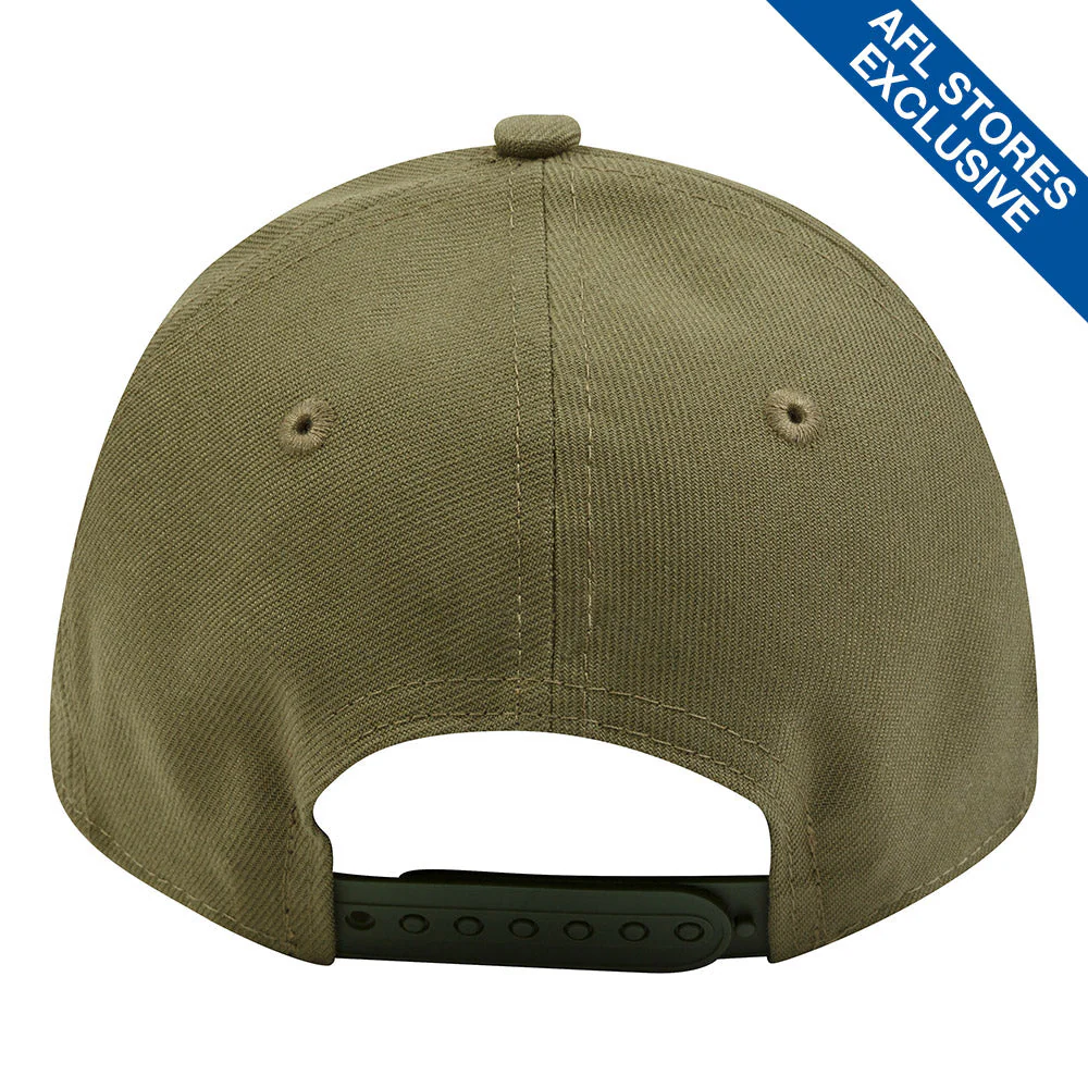 Adelaide Crows New Era 9/40 Olive Snap Cap - Image 4