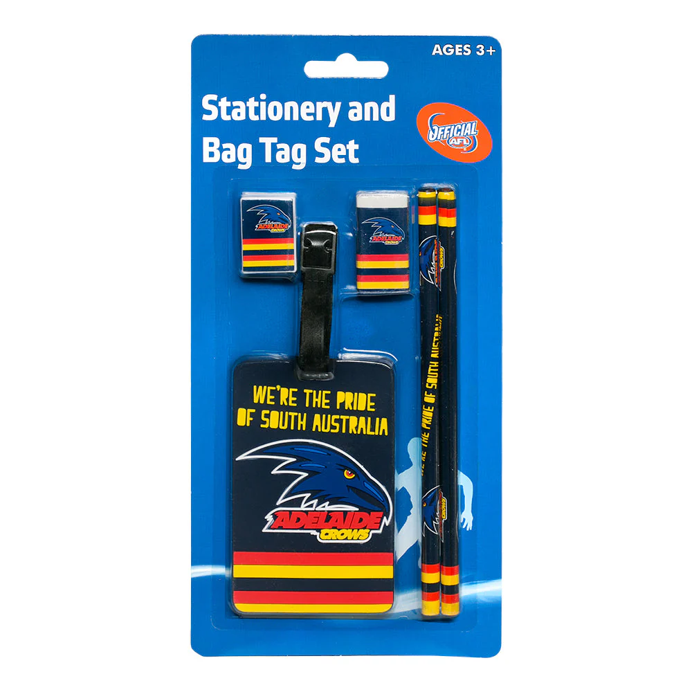 Adelaide Crows Stationery And Bag Tag Set - Image 3