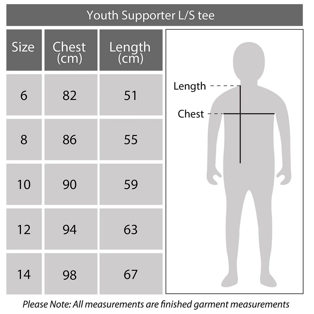 Adelaide Crows Youth Long Sleeved Tee - Image 4