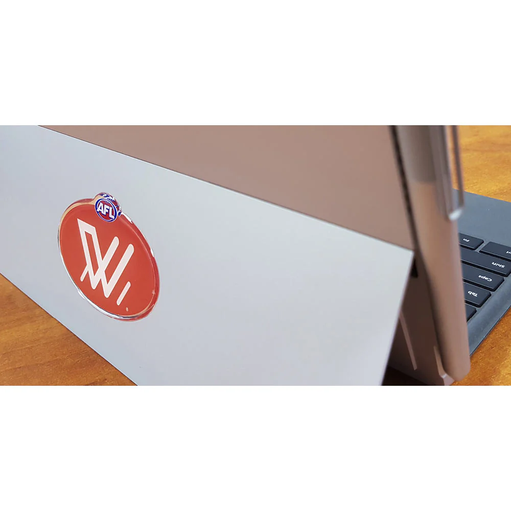 AFLW Lensed Chrome Decal - Image 3