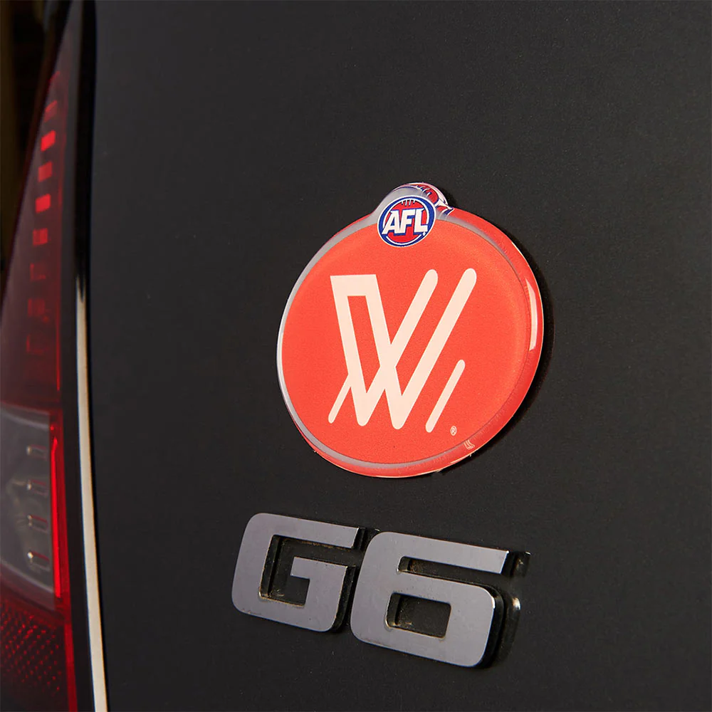 AFLW Lensed Chrome Decal - Image 9