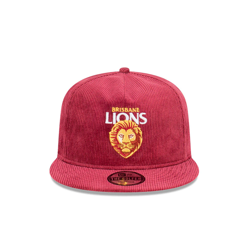 Brisbane Lions New Era Cord Golfer Cap - Image 3