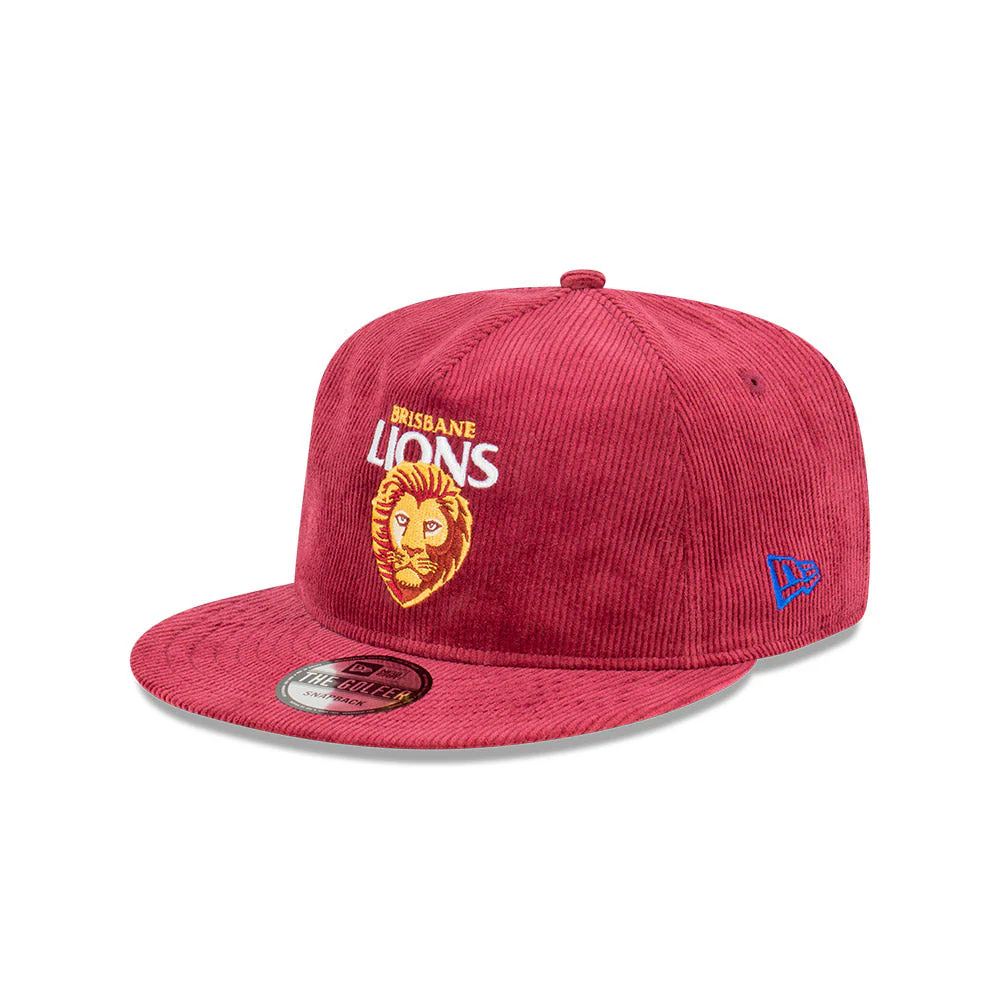 Brisbane Lions New Era Cord Golfer Cap - Image 5