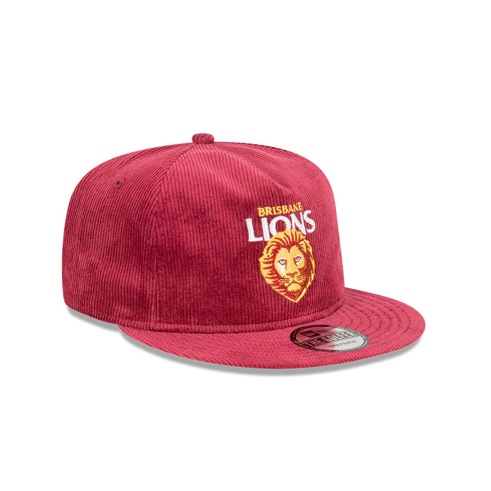 Brisbane Lions New Era Cord Golfer Cap - Image 8