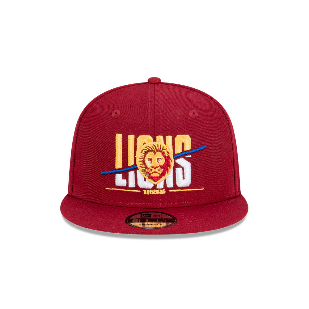 Brisbane Lions New Era 9fifty Sliced Cap - Image 3