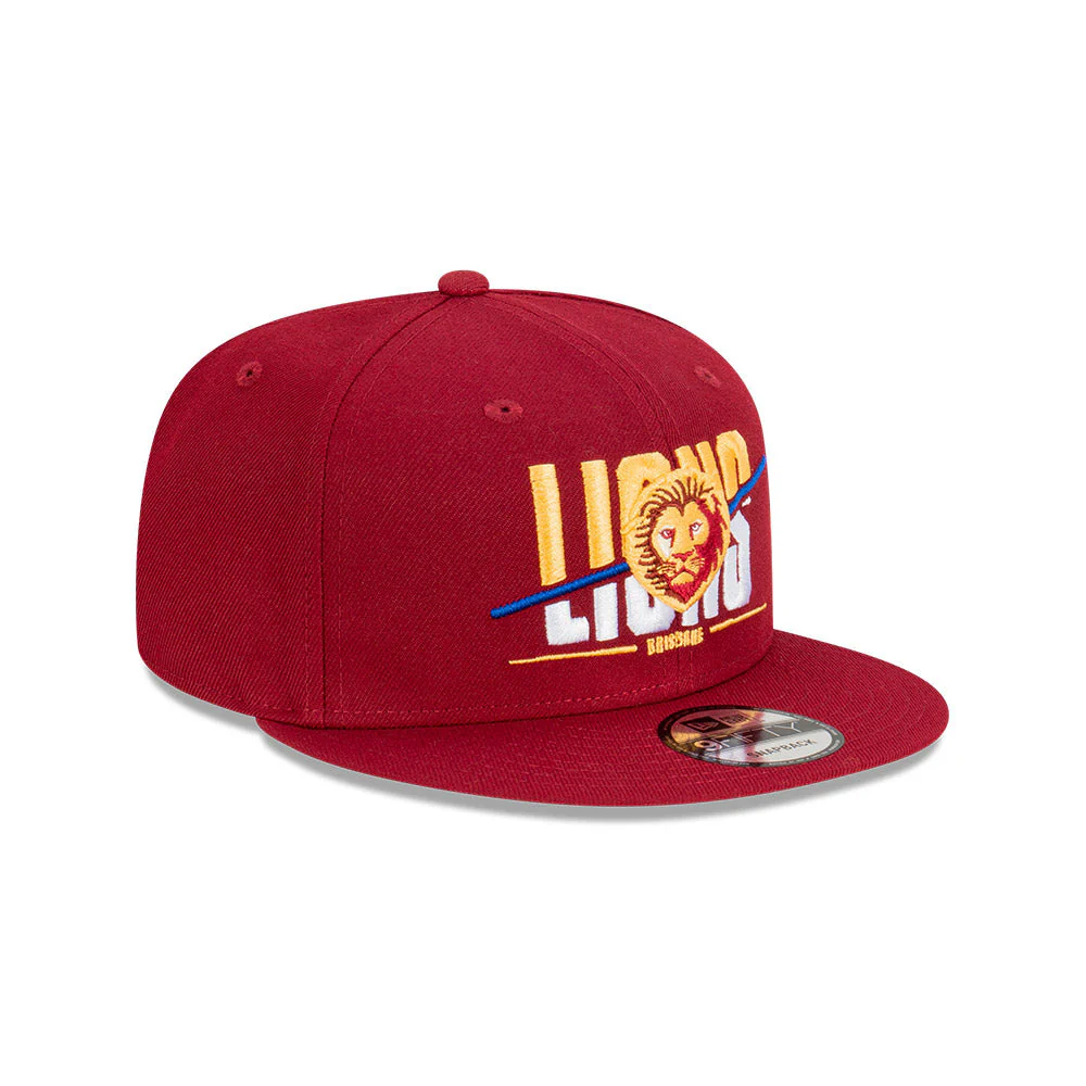 Brisbane Lions New Era 9fifty Sliced Cap - Image 7