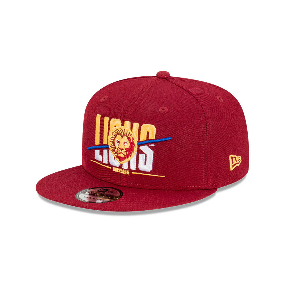 Brisbane Lions New Era 9fifty Sliced Cap - Image 8