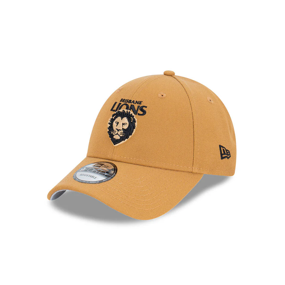 Brisbane Lions New Era Wheat 9forty Cap - Image 5