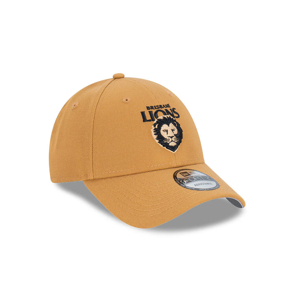 Brisbane Lions New Era Wheat 9forty Cap - Image 6