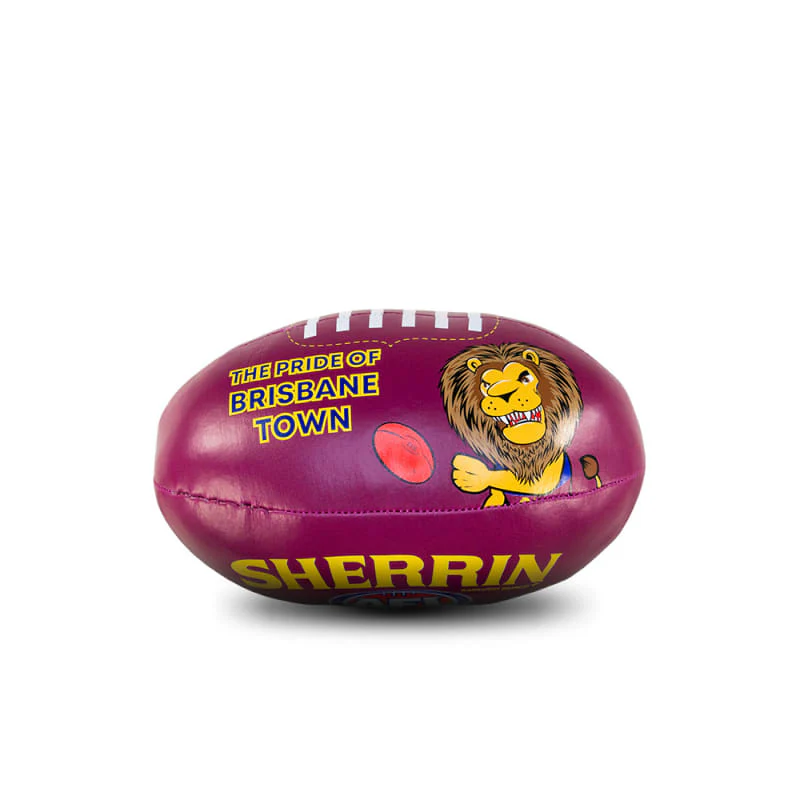 Brisbane Lions Team Soft Mini Football - Image 3