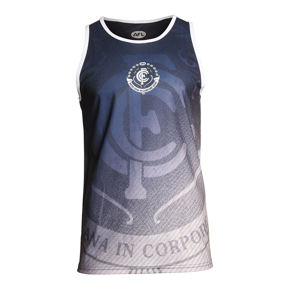 Carlton Youth Premium Singlet - Image 3