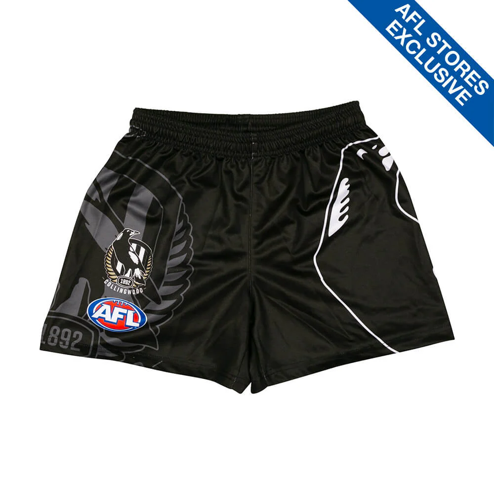 Collingwood Youth Logo Footy Shorts - Image 4