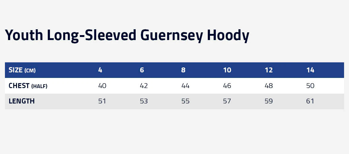 Collingwood Youth Long-Sleeved Guernsey Hoody - Image 6