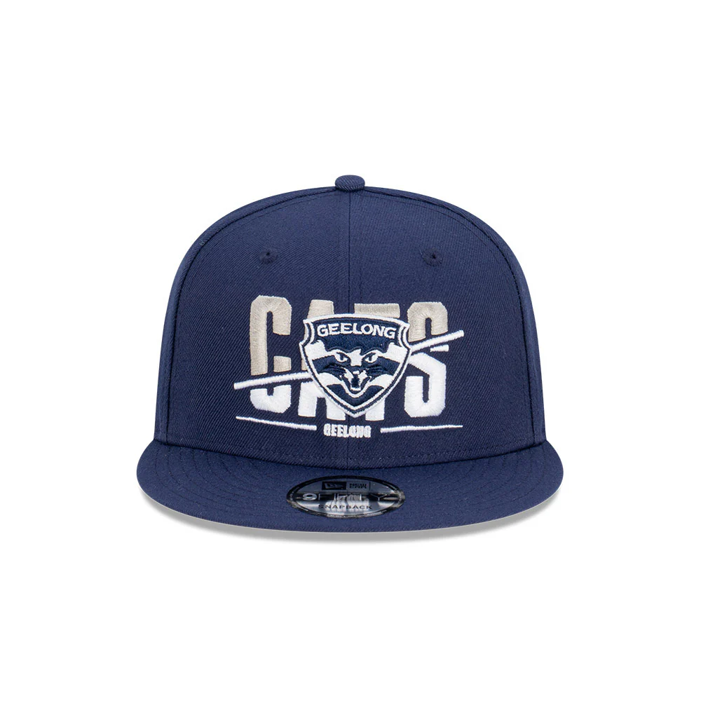 Geelong Cats New Era 9fifty Sliced Cap - Image 3