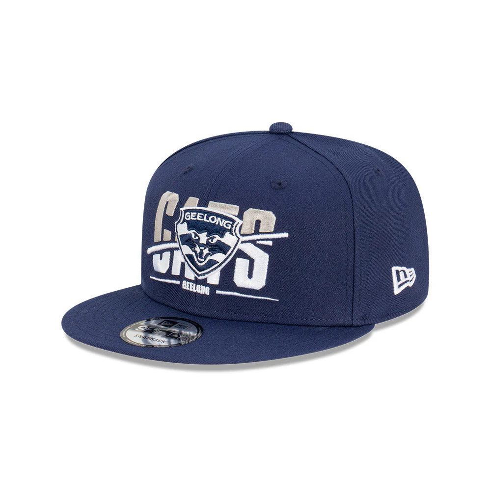 Geelong Cats New Era 9fifty Sliced Cap - Image 5
