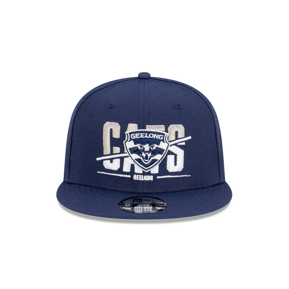 Geelong Cats New Era 9fifty Sliced Cap - Image 6