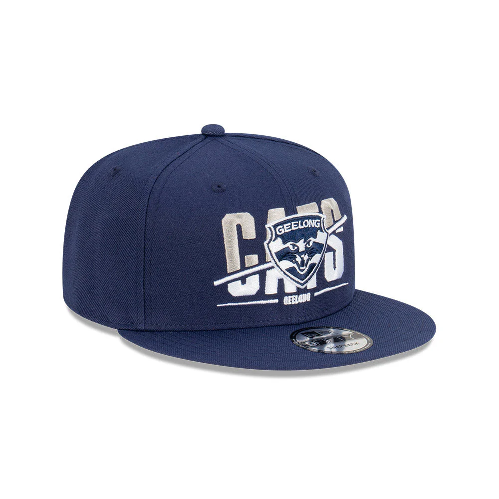 Geelong Cats New Era 9fifty Sliced Cap - Image 8