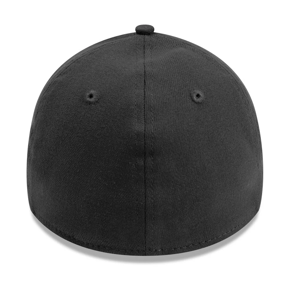 Geelong Cats New Era 39thirty Black On Black Cap - Image 4