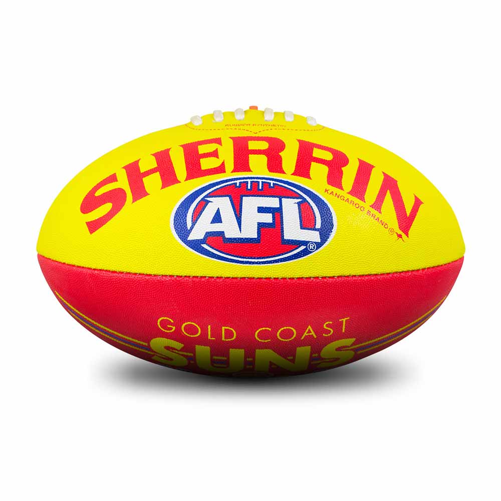 Gold Coast Suns Synthetic Football - Size 5 - Image 6