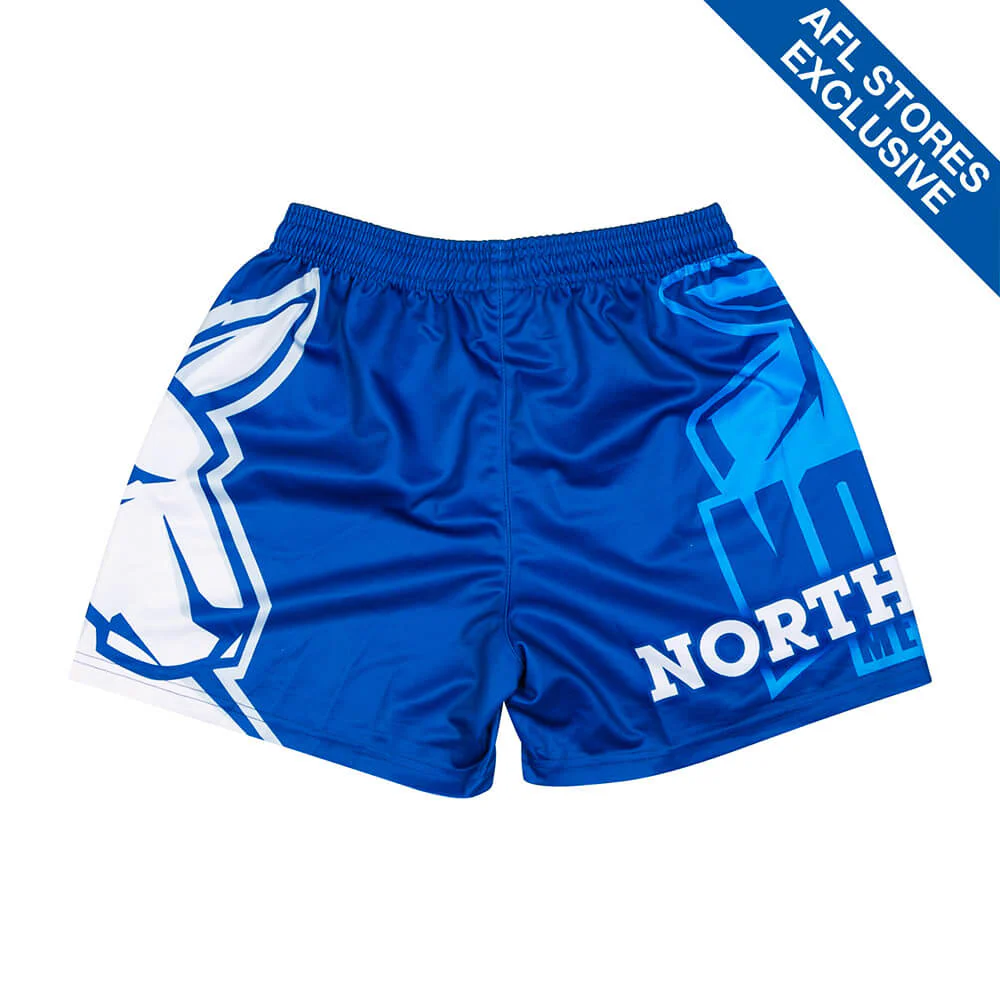North Melbourne Youth Logo Footy Shorts - Image 5
