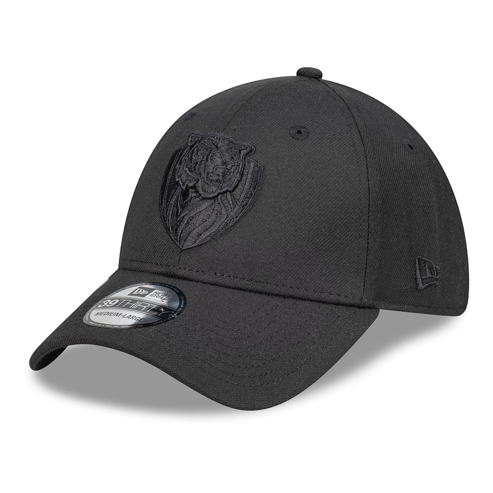 Richmond New Era 39thirty Black On Black Cap - Image 4