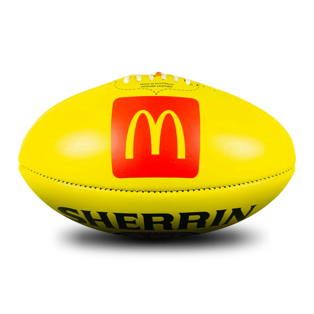Sherrin Official AFL Game Football - Yellow - Image 7