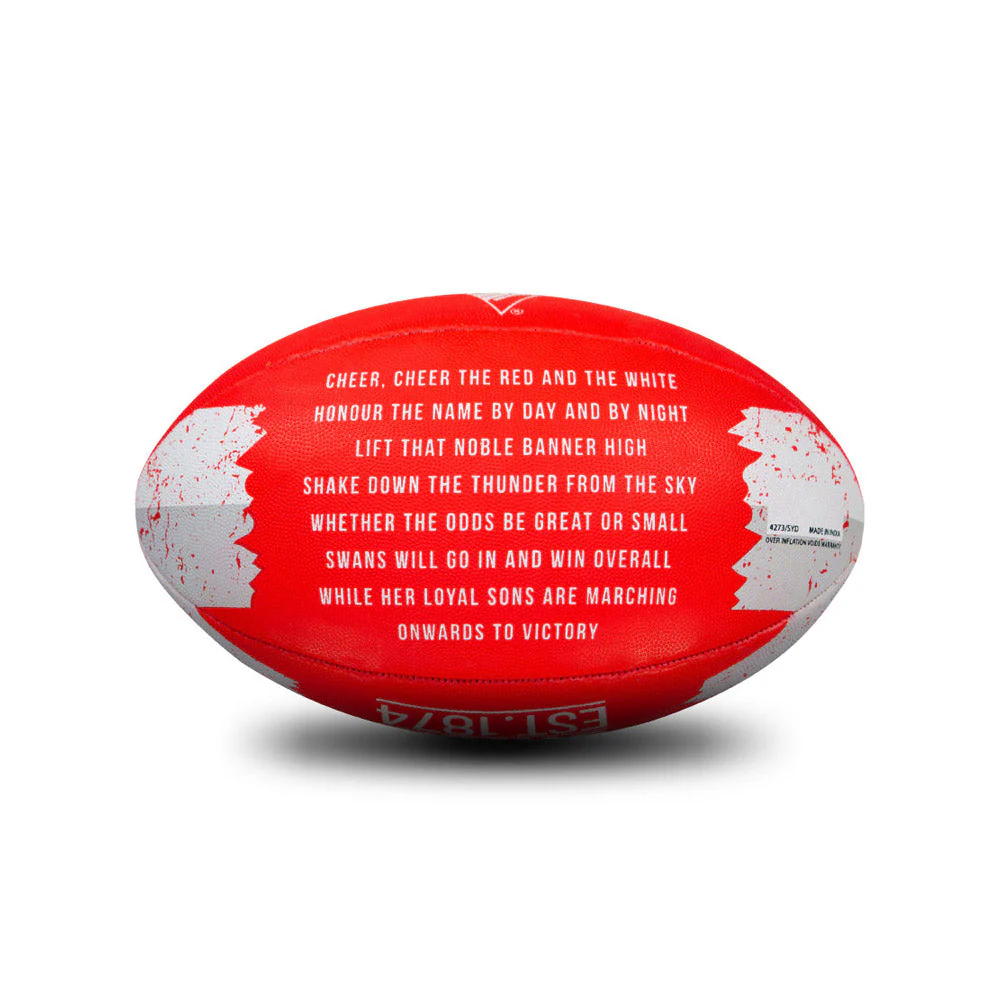 Sydney Swans Song Football - Size 2 - Image 7