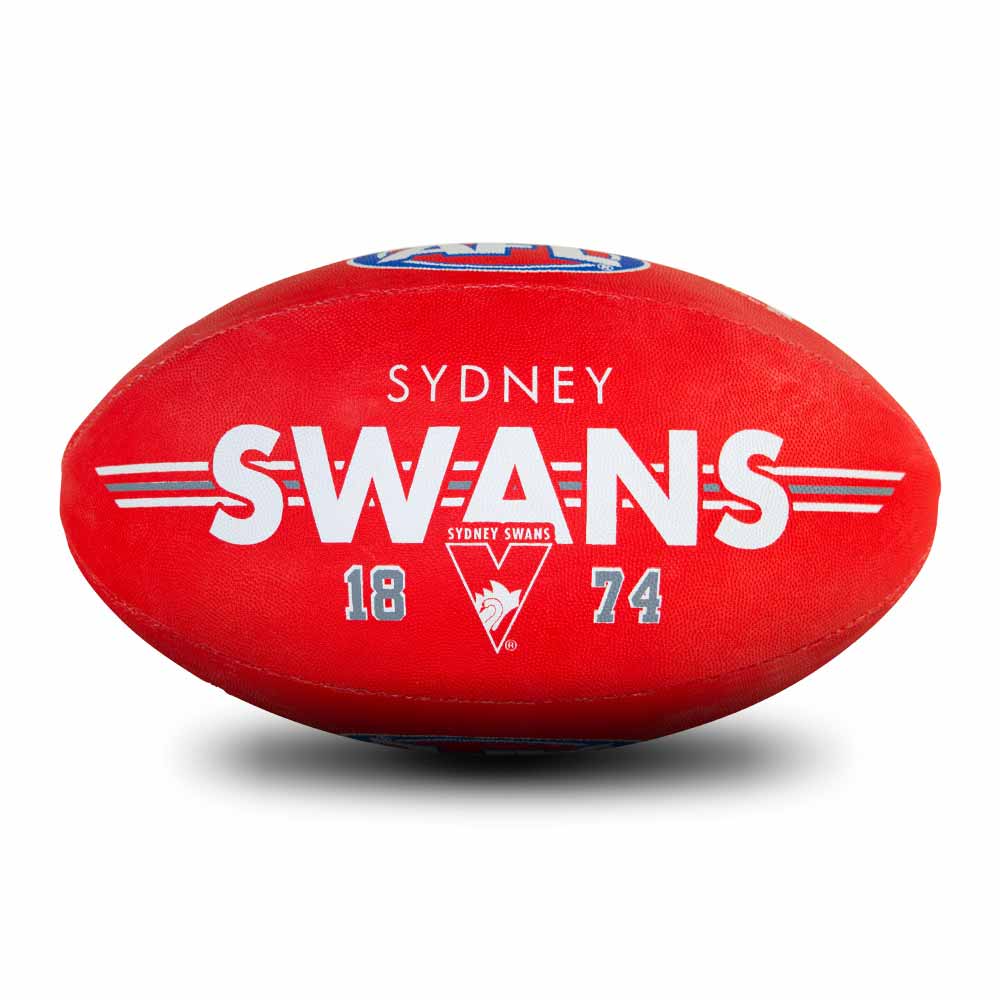 Sydney Swans Synthetic All Surface Football - Size 5 - Image 4