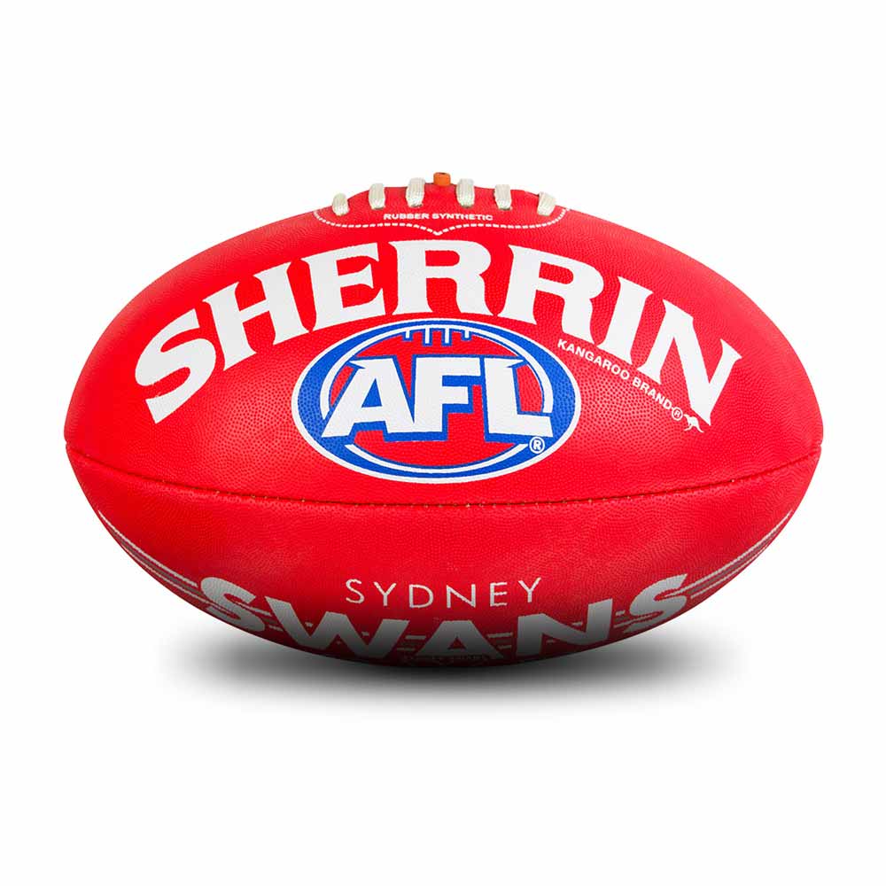Sydney Swans Synthetic All Surface Football - Size 5 - Image 6