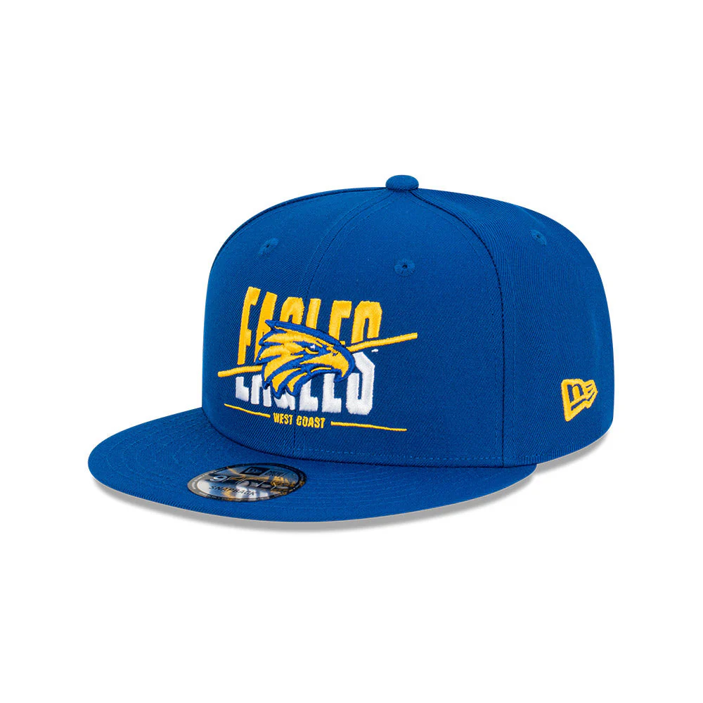 West Coast Eagles New Era 9fifty Sliced Cap - Image 4