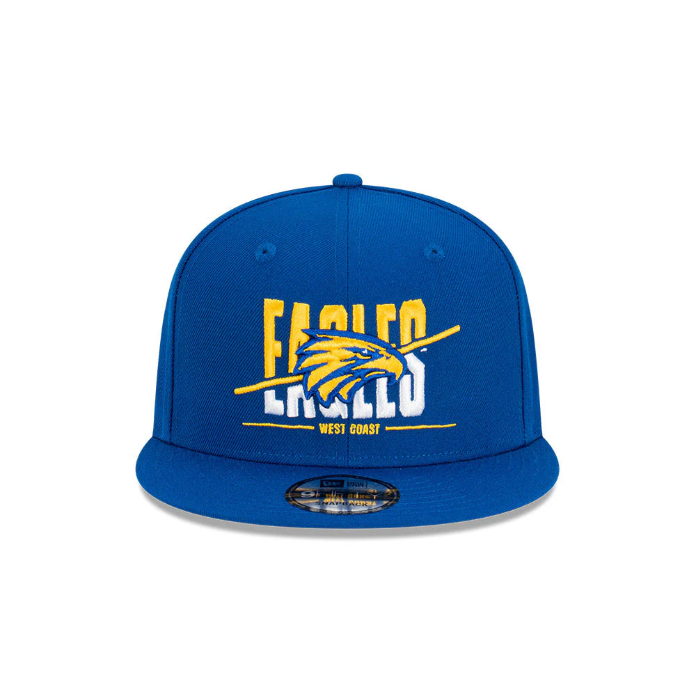 West Coast Eagles New Era 9fifty Sliced Cap - Image 6