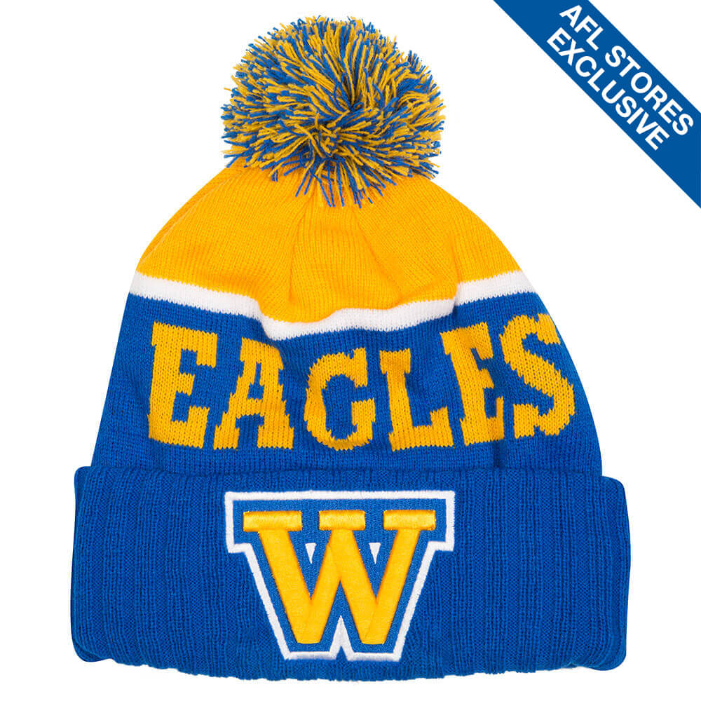 West Coast Eagles Letter Logo Beanie - Image 3