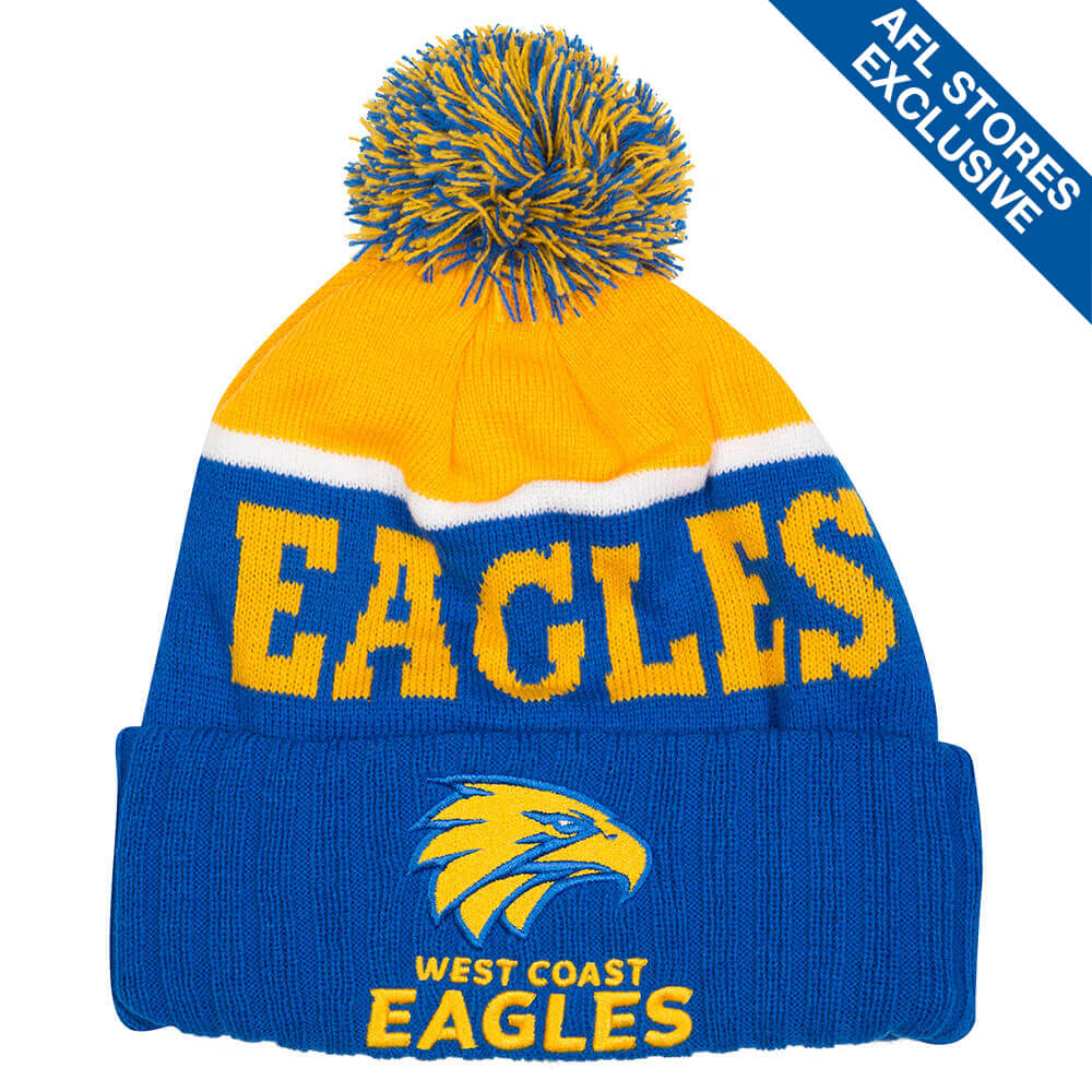 West Coast Eagles Letter Logo Beanie - Image 4